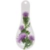 Thistle Floral Design White Purple Green Melamine Spoon Rest Kitchen Dining Tableware