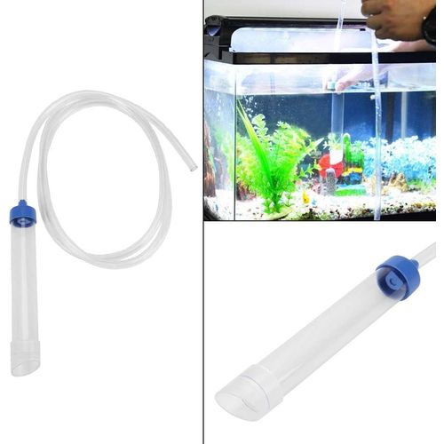 Umisun Manual Water Changer Gravel Cleaner Water Filter Syphon Tube Fluids Transfer Tool PVC Sand Vacuum Pump Fish Tank Tool (Small(Fit for: About 30L Small Fish Tank))