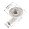 sourcing map Air Conditioner Drain Hose Connector Elbow Fitting for Mini-Split Units and Window AC Unit 30mm 3Pcs