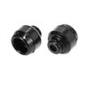 F FIERCE CYCLE Pair Motorcycle Wheel Front Fork Frame Sliders Protection Black