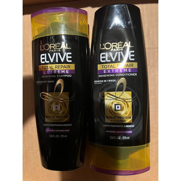 L'Oreal Paris Elvive Total Repair Extreme Renewing Shampoo & Conditioner