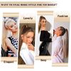 BARSDAR Straight Ponytail Extension - 26 Inch Long Straight Wrap Around Ponytail for Women Clip in Ponytail Hair Extensions Synthetic Blonde Hair Pony Tails Hairpieces Daily - Light Ash Blonde Mixed