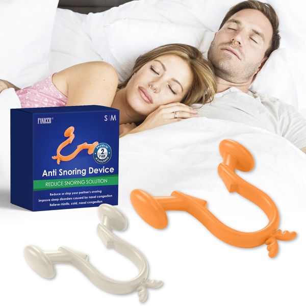 Nasal Dilators, anti snore devices, for Snore Reduction, Improve Airflow, Snoring aid for Better Sleep for Women and Men (2X Small & 2X Medium)