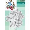 Penny Black Cling Stamps-Flower Perch
