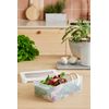 Gastromax Food Storage Container, Transparent White, 1 L