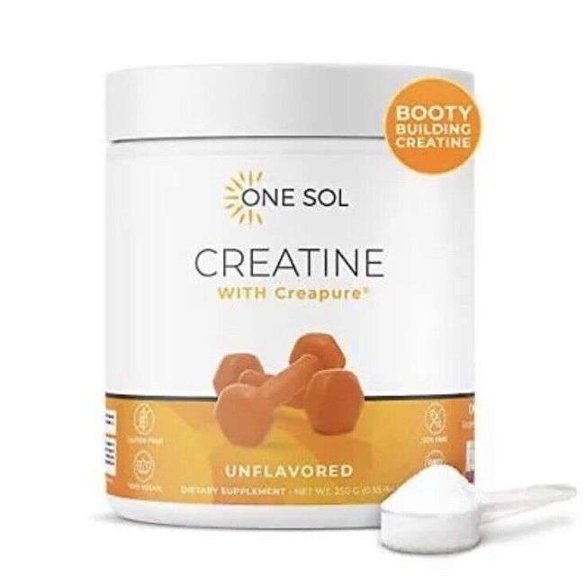 one sol creatine for women booty gain brain bone health unflavored 100 serving