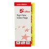 5 Star Index Flag Sign Here