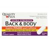1 X Quality Plus Extra Strength Back & Body, 20-ct. Per Bottle Exp:Feb 2026