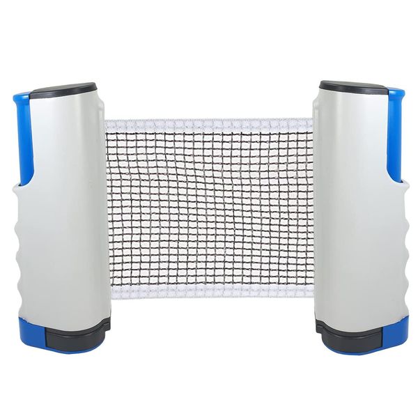 YUNAI Retractable Table Tennis Net, Table Tennis Net, Quick Install, Suitable for Indoor and Outdoor (Width 1.8m, Suitable for Tables up to 5cm Thickness)