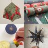Bright Stem Christmas Wrapping Paper Gift Wrap Folded (6) Sheets and Tags Mixed Pack