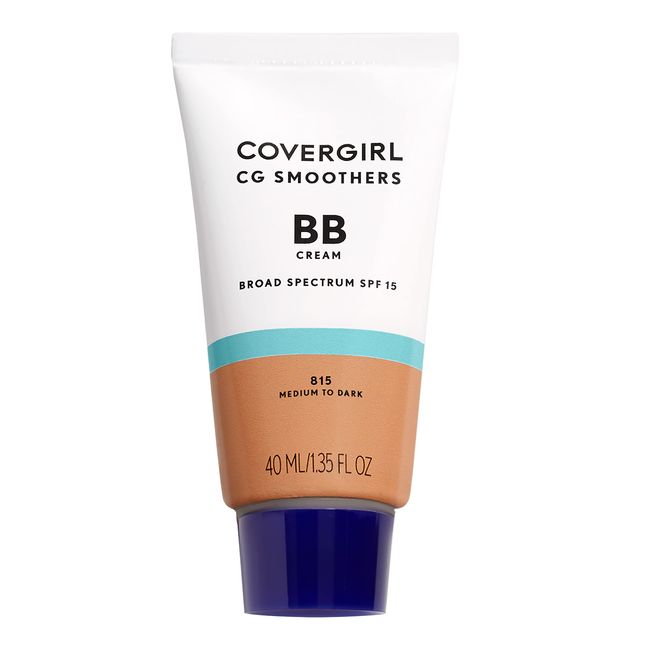 COVERGIRL Smoothers Lightweight BB Cream, Medium to Dark 815, 1.35 oz (Packaging May Vary) Lightweight Hydrating 10-In-1 Skin Enhancer with SPF 21 UV Protection