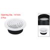 2pcs 6 Inch Round Air Vent Adjustable Grill Soffit Vent with Screen Rotate Type