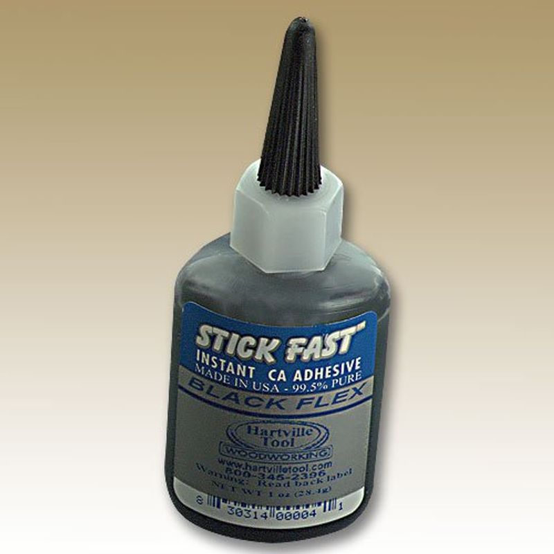 Stick Fast 4 CA Flexible Glue, 1 oz Capacity, Black - Online ...