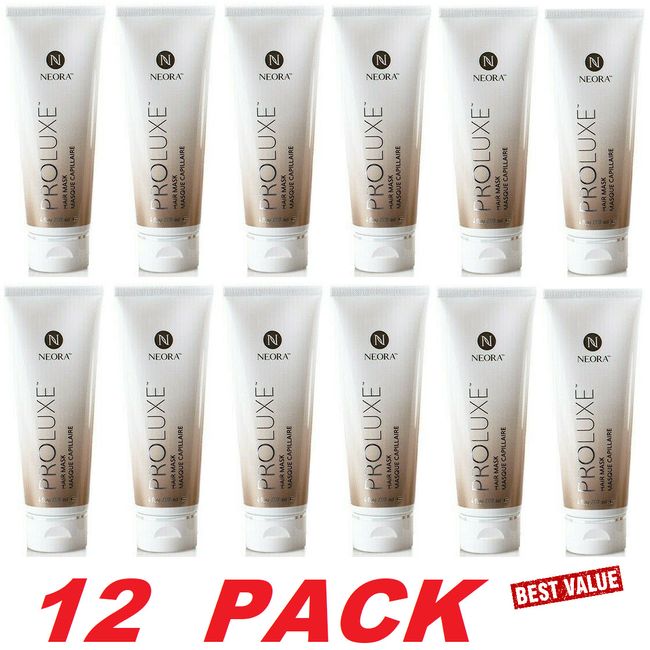 NEORA PROLUXE Hair Mask Tube 4oz (CASE OF 12) NEW Sealed