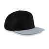 Beechfield - Original Flat Peak Snapback - Black/Grey