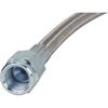 25" Braided Stainless Steel Brake Line, AN 3