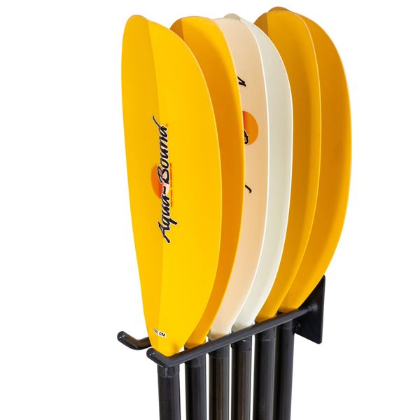 Paddle Storage Wall Rack, Kayak, SUP, Canoe Paddles, Indoor Organizer, Solid Steel Hanging Hooks (Compact)