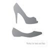Airplus Invisigel Hug My Heels, Heel Liners, 1.4-Ounce (Pack of 3) Clear