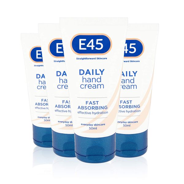 E45 Daily Hand Cream 50ml (4 Pack)