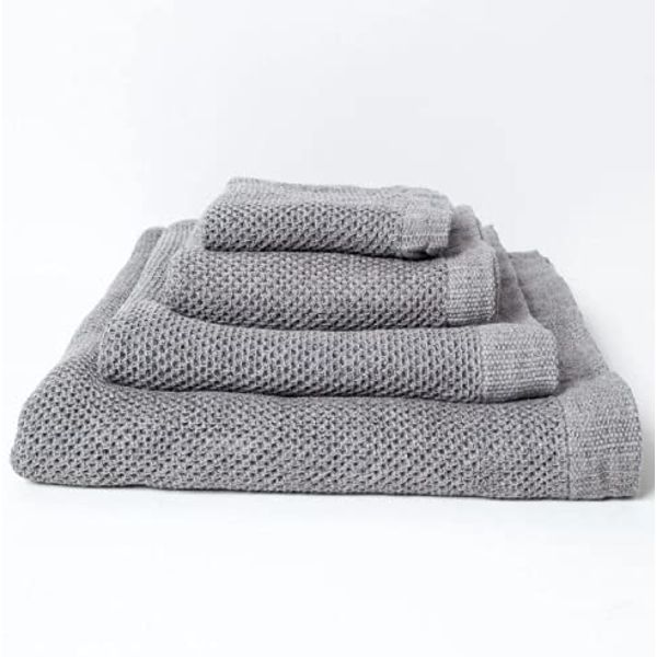 Vintage Waffle Face Towel M Ice Grey