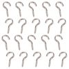 100pcs Ceiling Hooks Heavy Duty Cup Hook Holder Stainless Steel Screws Hooks