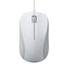 Elecom M-S2ULWH/RS Mouse, Wired, Medium, 3 Buttons, USB, Laser, White, RoHS Compliant