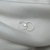 Sterling Silver Star Pull Through Earrings