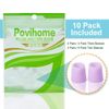 Povihome Toe Protectors, Toe Sleeves Silicone Small Gel Corn Protectors for Runners,Blisters,Shoes,Heels,Sandal Purple Pinky Toe Pain Relief 5 Pairs