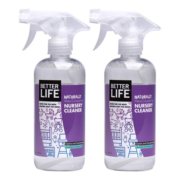 Better Life Nursery Cleaner & Chamomile, Clear, Chamomile-lavender, 16 Fl Oz (Pack of 2)