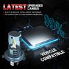 H4 6000K LED Bulb Motorcycle Headlight Hi/Lo Beam Front Lamp Super Bright White