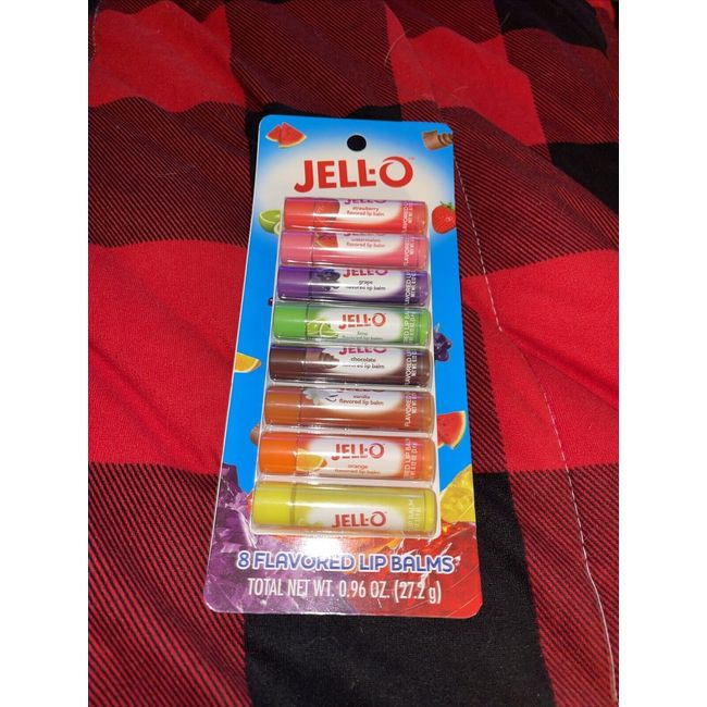 JELL-O 8 Flavored Lip Balm Gift Set