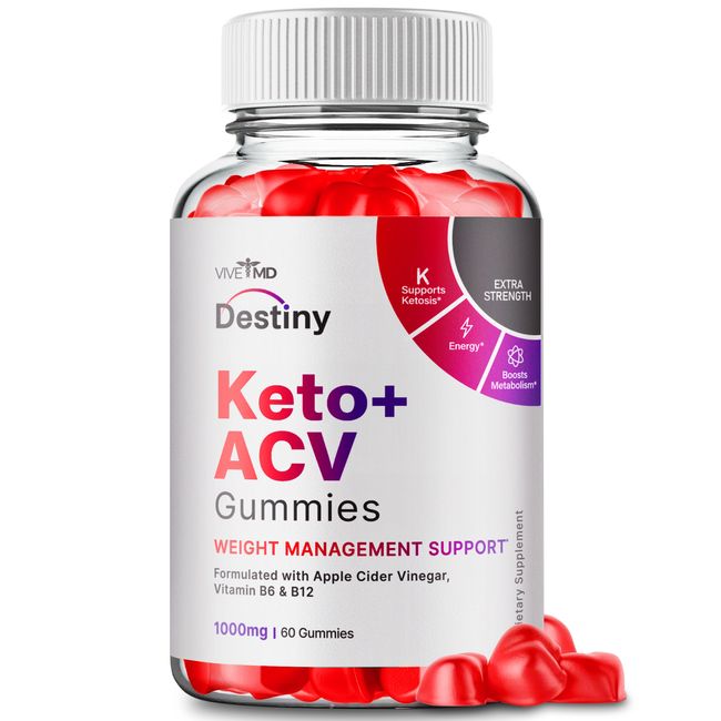 Destiny Keto ACV Gummies Destiny Keto Official Formula (1 Pack)