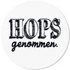 JUNIWORDS Mauspad Mousepad, Rund, Hops genommen