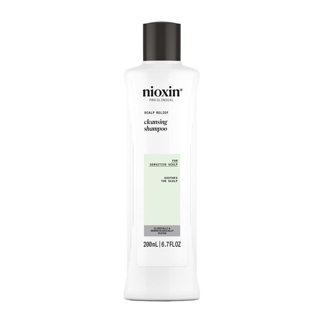 Nioxin Scalp Relief Cleanser Shampoo for Sensitive, Dry & Itchy Scalp, Paraben & Sulfate-Free, 6.7 oz