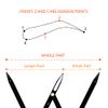 Golden Cut Eyebrow Ruler, Eyebrow Measuring Ruler, Semi-Permanent Eyebrow Tattoo Positioning, DIY Eyebrow Tattoo