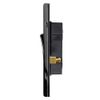 1 Gang Intermediate Single Light Switch Black Nickel Screwless Plate N313GME