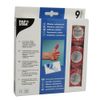 Papstar 11085 Self-Adhesive Plaster Rolls 5 m x 2.5 cm Pack of 9 Red