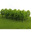 70-Pack Mixed Model Tree Train Trees Railroad Scenery Diorama Tree Architecture Trees for DIY Scenery Landscape