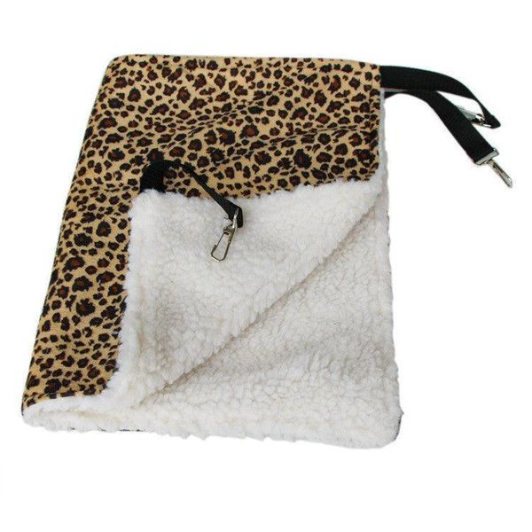 Cozy Haven Cat Hammock: A Stylish Hanging Nest For Your Feline Friend - Leopard Print / 27X27Cm