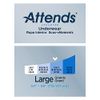 Attends Underwear Super Plus Absorbency - Large 44" - 58" - 18 Count