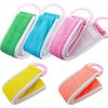3pcs Loofahs Exfoliating Loofah Back Scrubber For Shower Double Side Scrubbing Strap Body Bath Sponge
