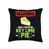 Key Lime Pie Food Dessert Recipe Throw Pillow