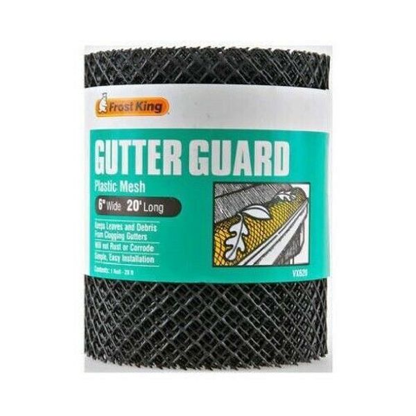 Lot of 6 Rolls Frost King VX620 20' x 6" Gutter Guard Protector Rolls