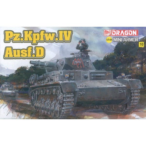 DRAGON DR14118 1/144 Mini Armor Series German IV Tank D Type Plastic Model