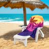 Northwest Classics Beach Towel, 30" x 60", Magenta Sun Set Design