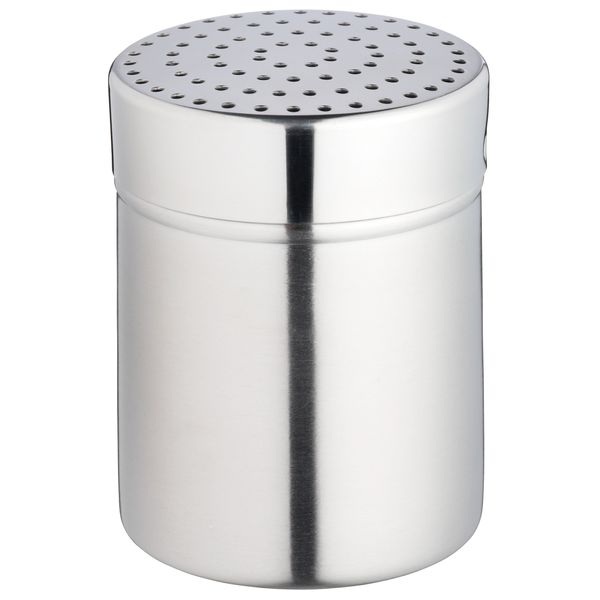 KitchenCraft KCMEDIUM Icing Sugar Shaker / Flour Dredger with Medium Holes, Stainless Steel, Silver