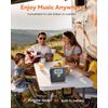 MONODEAL CD Player Portable,Bluetooth Boombox CD Player with Speakers,Portable F