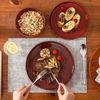 Ceramic 12 Pieces Dinnerware Set - Dinner Plates Salad Plates Cereal Bowls Set S