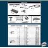 Deck Sunblind System 11060, Louvers Bracket Shutter Hardware Kit, Up to 11 Bo...