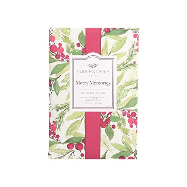 Greenleaf Scented Sachet L Size Merry Memory Up to 4 Months Made in the USA